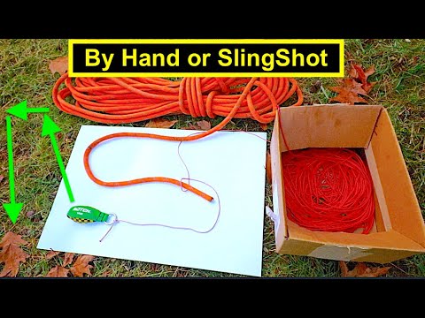 Видео: Как закинуть веревку на вершину дерева | 2 способа