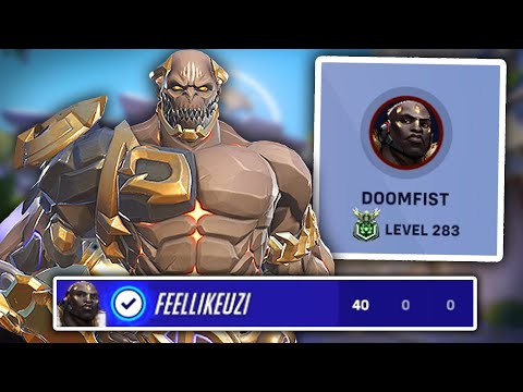 Видео: Как выглядит уровень 280 в Doomfist