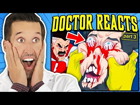 Видео: ВРАЧ смотрит безумные медицинские сцены из Неуязвимый #3