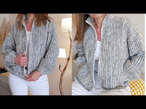 Видео: Жакет или кардиган крючком.