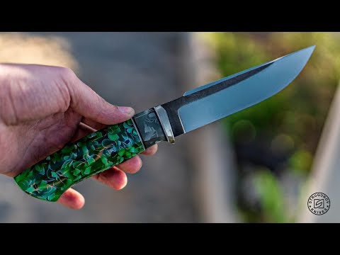 Видео: новый нож из m390 (рабочие моменты)