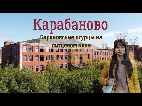 Видео: Карабаново/Ситцы/Троицко-Александровская мануфактура/Барановы/Владимирская область/ПО ОДНОМУ МЕСТУ