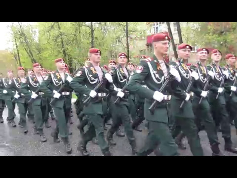 Видео: Парад солдат дивизии Дзержинского в г.Реутов 2017