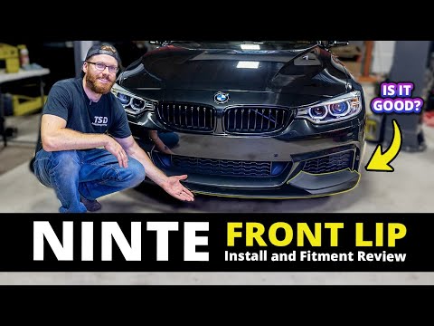 Видео: Установка передней губы Ninte BMW F32 435i — лучше, чем ожидалось! F30 F33 F36 320 328 335 420 428