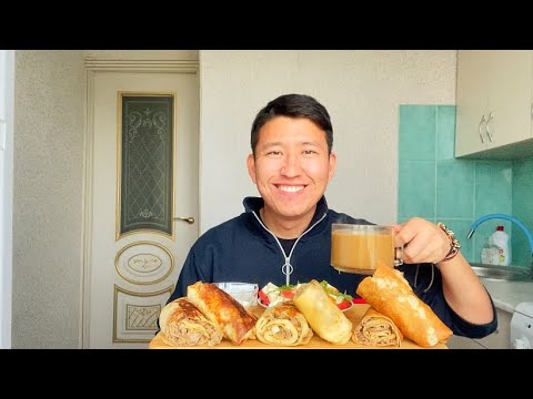 Видео: МУКБАНГ ОГРОМНЫЕ ФАРШИРОВАННЫЕ БЛИНЫ 🥞 И «УСТАВШИЕ» ПОМИДОРЫ MUKBANG PANCAKES MEAT NOT ASMR