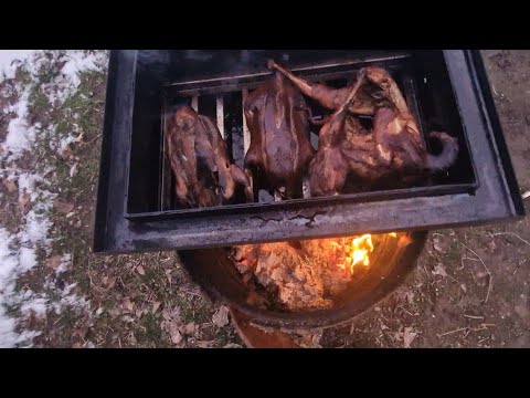 Видео: Қырғауыл мен үйректі түтінге ыстау. Копчения фазана и утки.Smoking pheasant and duck