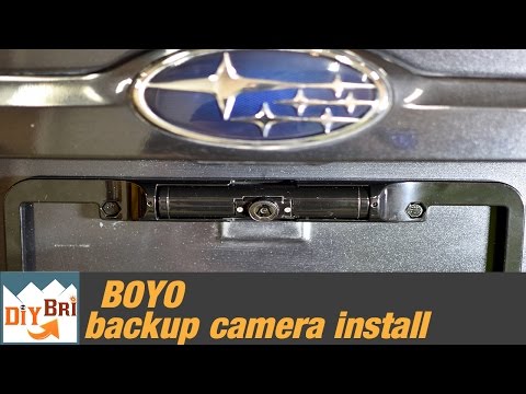 Видео: Как установить камеру заднего вида | Subaru