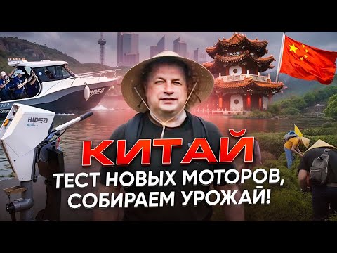 Видео: Китай - Тест новых моторов. Собираем урожай!