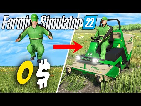 Видео: Начиная с $0 на плоской карте🚜