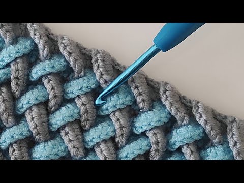 Видео: Вязаное крючком детское одеяло для начинающих ~ Trend 3D Crochet Knitting Pattern Pattern