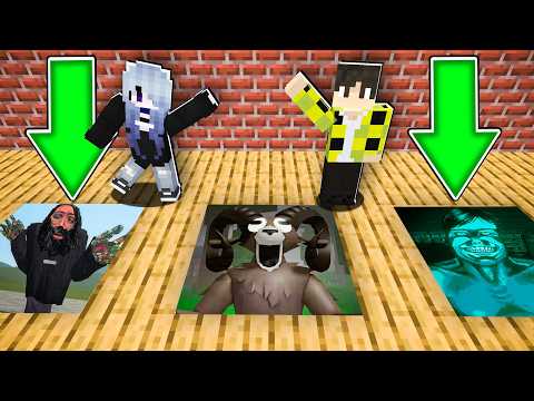 Видео: ВЫБЕРИ ПРАВИЛЬНУЮ ЯМУ КОЗЁЛ 99 НОЧЕЙ В ЛЕСУ КАТЯЩИЙСЯ ГИГАНТ ГОСТЬ NO IM NOT HUMAN В МАЙНКРАФТ БИТВА