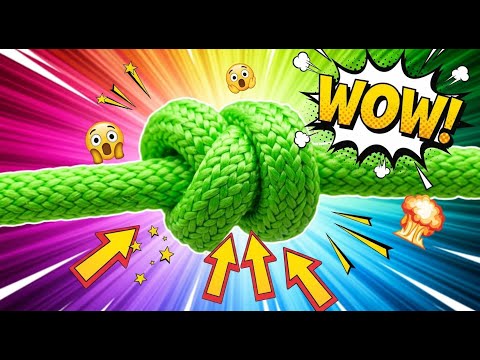 Видео: 5 узлов, которые спасут твою жизнь! 😱 Выучи за 5 минут!