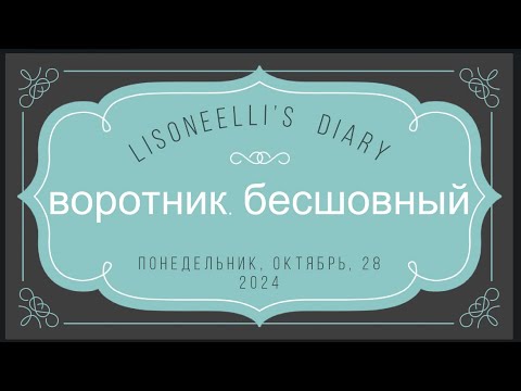 Видео: 28-10-2024: Еще один шалевый воротник