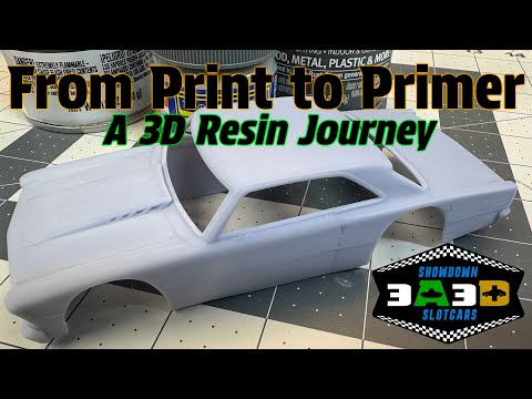 Видео: 3D Resin Body — от печати до грунтовки