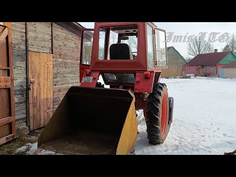 Видео: Т-25 и чистка снега трактором первый раз за 5 лет.