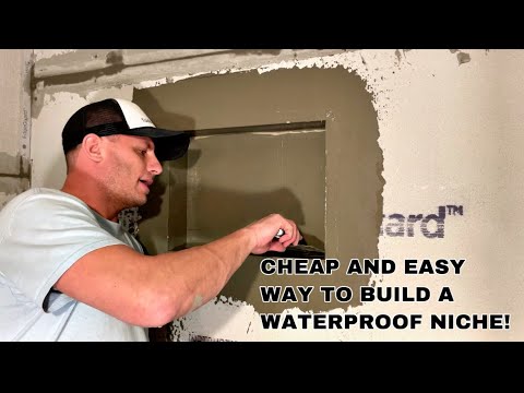 Видео: Как сделать дешевую и совершенно индивидуальную нишу в душе или ванной