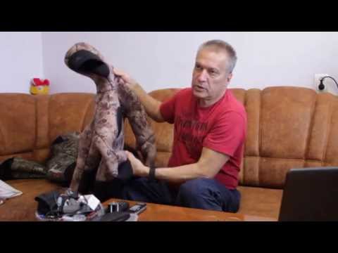 Видео: Гидрокостюм МАРЛИН - Camoskin Green  7 мм