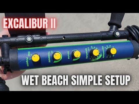 Видео: Легко ли настроить и использовать Minelab Excalibur II на пляже?