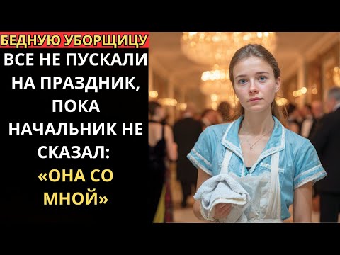 Видео: БЕДНУЮ УБОРЩИЦУ НЕ ПУСКАЛИ НА ВЕЧЕРИНКУ, ПОКА ШЕФ НЕ СКАЗАЛ: «ОНА СО МНОЙ».