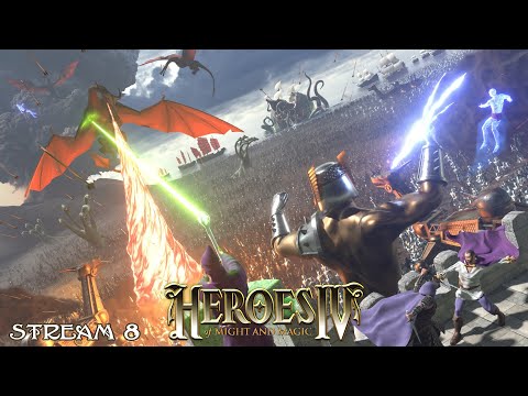 Видео: Heroes of Might and Magic IV | Стрим №8 | Прохождение только героями (почти) | Heroes 4 | Герои 4