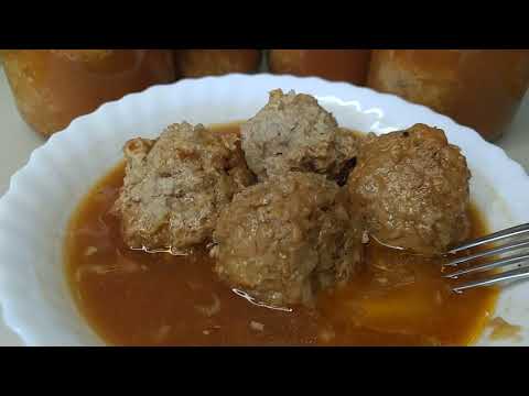 Видео: ТЕФТЕЛИ из свинины в томатном соусе в автоклаве ДС