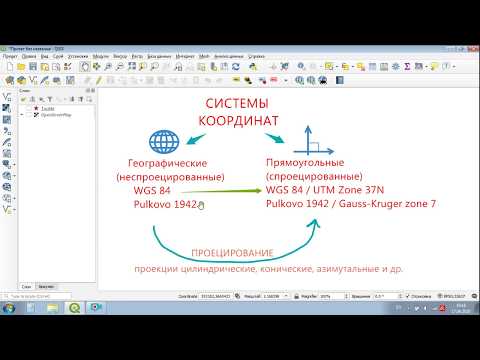 Видео: ГИС #9. Системы координат и перепроецирование слоев