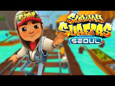 Видео: Игра "Сабвей Серф: Сеул" (Subway Surfers: Seoul) - прохождение