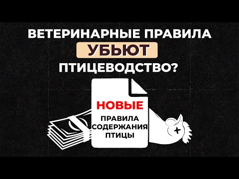 Видео: Новые ветеринарные правила содержания птицы. Реально ли выполнить? птицеводству конец?