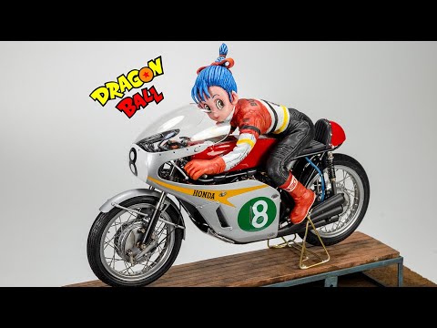 Видео: Dragon Ball Bulma ездит на HONDA RC166GP