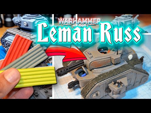 Видео: Как сделать Танк Леман Расс "Каратель"- Warhammer 40K. Описание конструкции и внутреннее устройство.