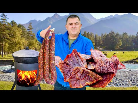 Видео: Жаркое Из Сушенного Мяса - Настоящее Кавказское Блюдо!
