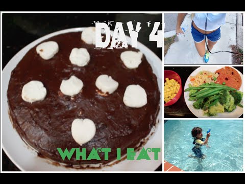 Видео: Day 4/ Полезный ШОКОЛАДНЫЙ торт/ что я ем/ БЕГ/Бургеры