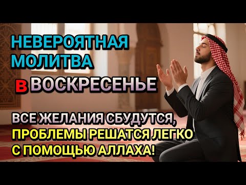 Видео: НЕВЕРОЯТНАЯ МОЛИТВА во ВОСКРЕСЕНЬЕ в РАБИ АЛЬ АХИР! ВСЕ ЖЕЛАНИЯ СБУДУТСЯ И ПРОБЛЕМЫ ИСЧЕЗНУТ!