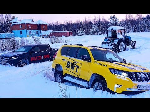 Видео: ОФИГЕТЬ! ЗАСАДИЛИ ВСЕ! MERCEDES, PRADO - ДАЖЕ ТРАКТОР!!