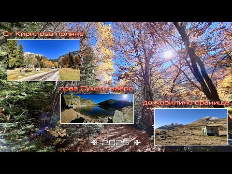 Видео: Есенна разходка в Рила - от Кирилова поляна през Сухото езеро до Кобилино бранище