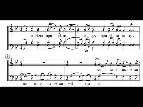 Видео: Г. Лапаев Херувимская песнь