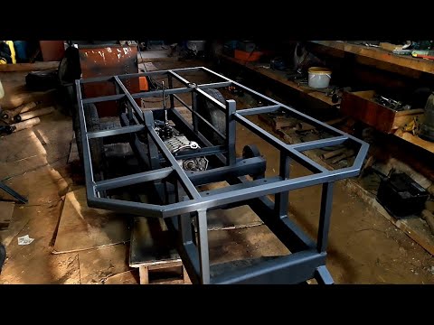 Видео: Изготовление кардана. Самодельный гусеничный минитрактор. 7 серия