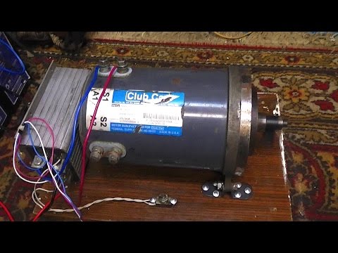 Видео: Двигатель для электро автомобиля 48 В