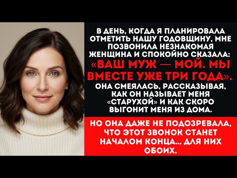 Видео: "Ваш муж- мой! Мы вместе уже три года!"- сказала мне наглая любовница моего мужа.