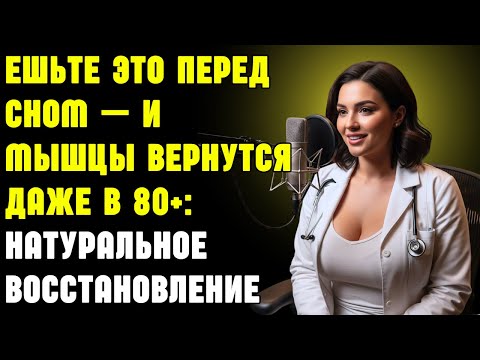 Видео: Ешьте это перед сном — и мышцы вернутся даже в 80+: натуральное восстановление | Здоровье пожилых