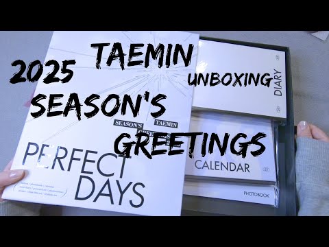 Видео: ИДЕАЛЬНЫЕ ДНИ С ТЭМИНОМ! Taemin Season's Greetings 2025 - Perfect Days unboxing | kpop | распаковка