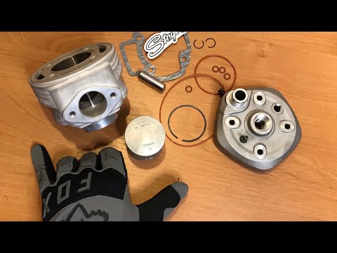 Видео: ПОРШНЕВАЯ КОТОРАЯ ТЕБЯ УБЬЁТ / 15-20 лошадей?! / ОБЗОР Stage6 Mk2 Racing 70cc lc Piaggio hy-per