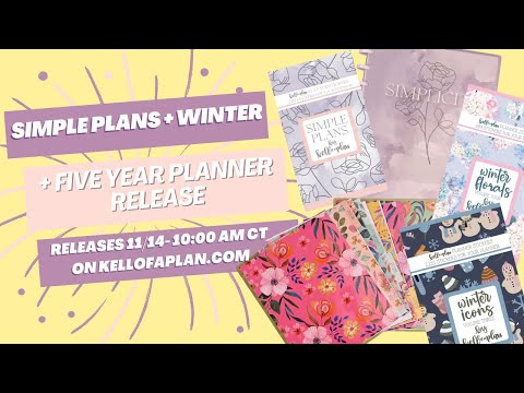 Видео: Выпуск от 14 ноября — зима, простые планы и пятилетний планировщик?!