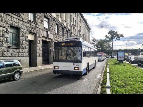 Видео: Троллейбус, маршрут №31 (объезд по Каменноостровскому) ВМЗ-52981 б.5423 (20.09.2022) Санкт-Петербург