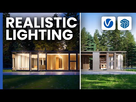 Видео: Освещение сцены в V-Ray для SketchUp