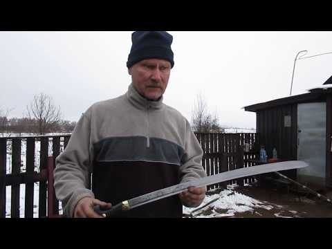 Видео: Шашка для соревнований АББАС МИРЗА(635г)Автор Мастер "ИЗ".