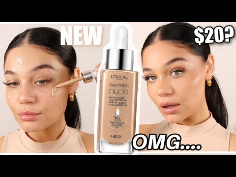 Видео: Обзор НОВОЙ тонирующей сыворотки L'Oreal True Match Hyaluronic… Стоит ли она того? | Blissfulbrii