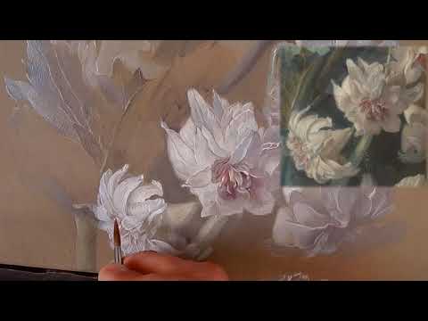 Видео: Учимся рисовать голландский цветочный натюрморт.Часть 4