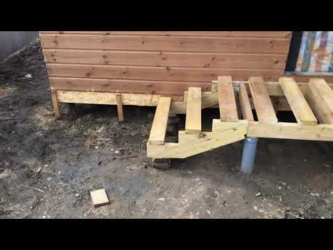 Видео: Дача. Подготовка к сезону! Планы на будушее! Порядок на участке! Подиум бассейна, крыльцо бани.