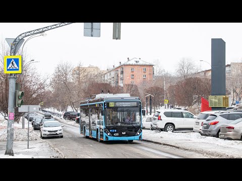 Видео: Екатеринбург Троллейбус №37 Посадская - Уралобувь